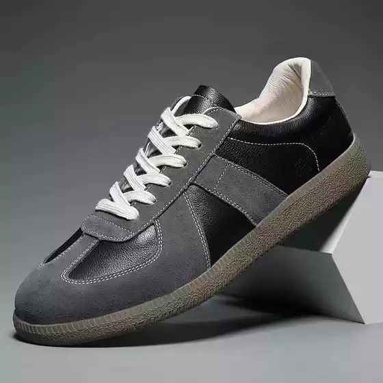 Commemorative Retro German Gat Moral Training Shoes Men's Cowhide Genuine Leather Breathable Versatile Original Japanese Style Casual Men's Shoes Trend