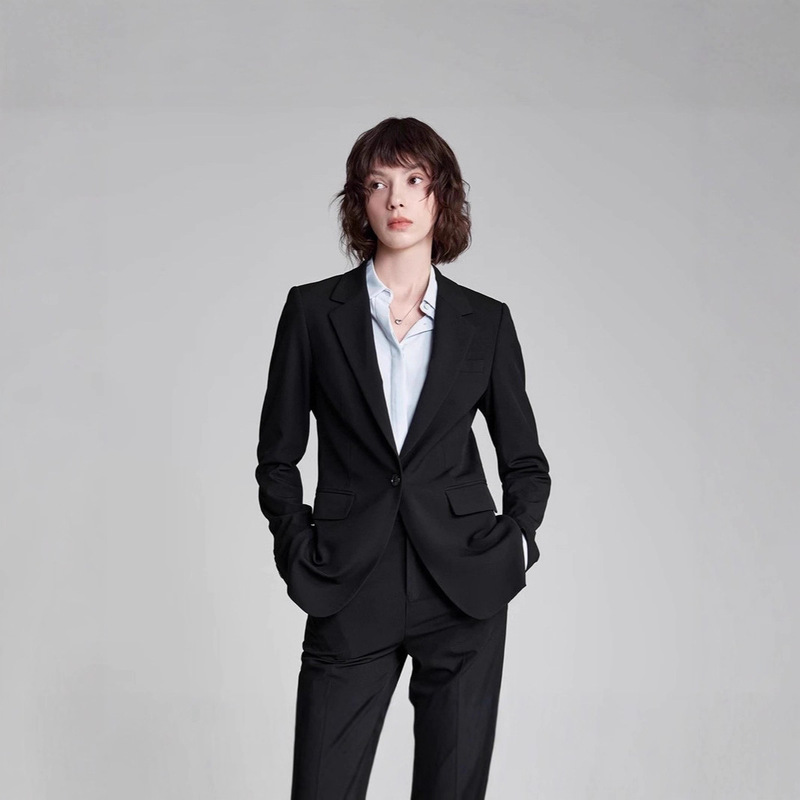 267 High-end Sense Casual Suit Jacket Women's Fashion 2024 New Slim-fit Slimming All-match Small Suit Top