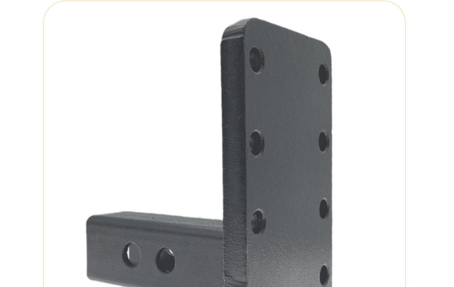 Car off-road vehicle modified square socket base quick-connect Rod trailer arm hook ball welding socket RV accessories