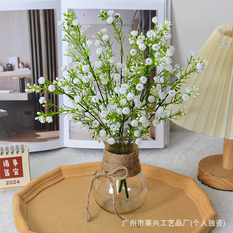 Ramo Artificial de Estrellas Fugaces (Limonium), para Bodas y Decoración del Hogar