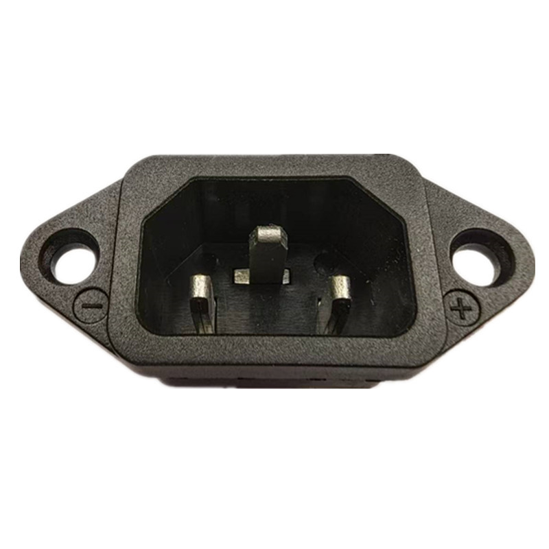AC电源插座15A250V品字型插座AC-04B 一横两竖品字尾插座品字插座