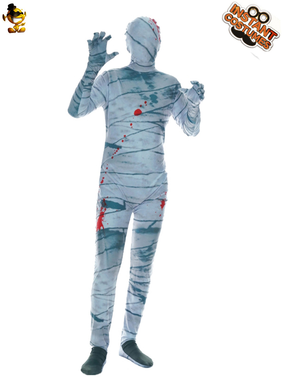 Hombres adultos de Halloween momia Cosplay traje Zombie etapa juego rol ropa fiesta