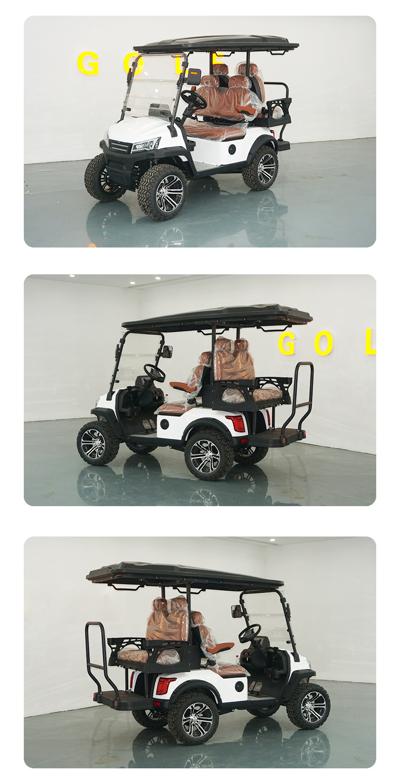 Customized Golf Carts for Foreign Trade, Tourist Attractions, Hotels, and Homestay Shuttles; Golf Sightseeing Vehicles