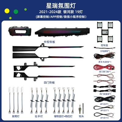Car ambient light suitable for Xingrui-2021-2024 Geely Preface Ambient Light (Panel (Dashboard) işıqlandırması) - xingrui-2021-2024