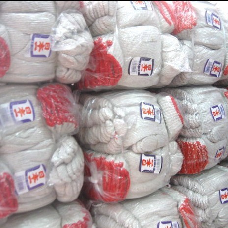 劳保手套 耐磨本白棉纱手套线手套 劳保手套耐磨棉纱手套批发