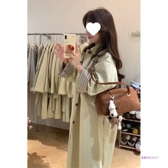 2025春秋季新风衣外套女款小个子早秋休闲韩系赫本风感中长款