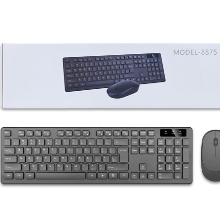 8875爆品2.4Gファッション個性デスクトップノートパソコン防水無線キーマウスセット小型|undefined