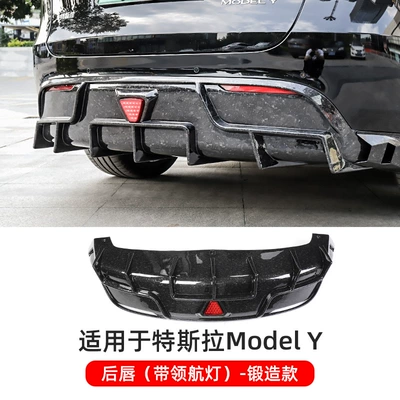 Big Surrounded – light wheel eyebrow surround kit - model-y-wrought-rear-lip