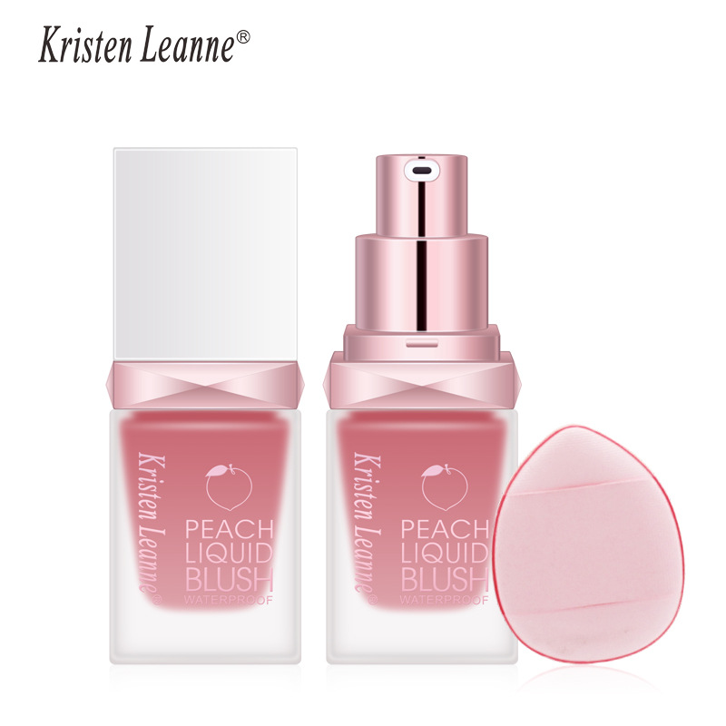 Kristen Leanne Natural Color Liquid Powder Blusher Lasting Matte Velvet Delicate Rouge_voghion.com