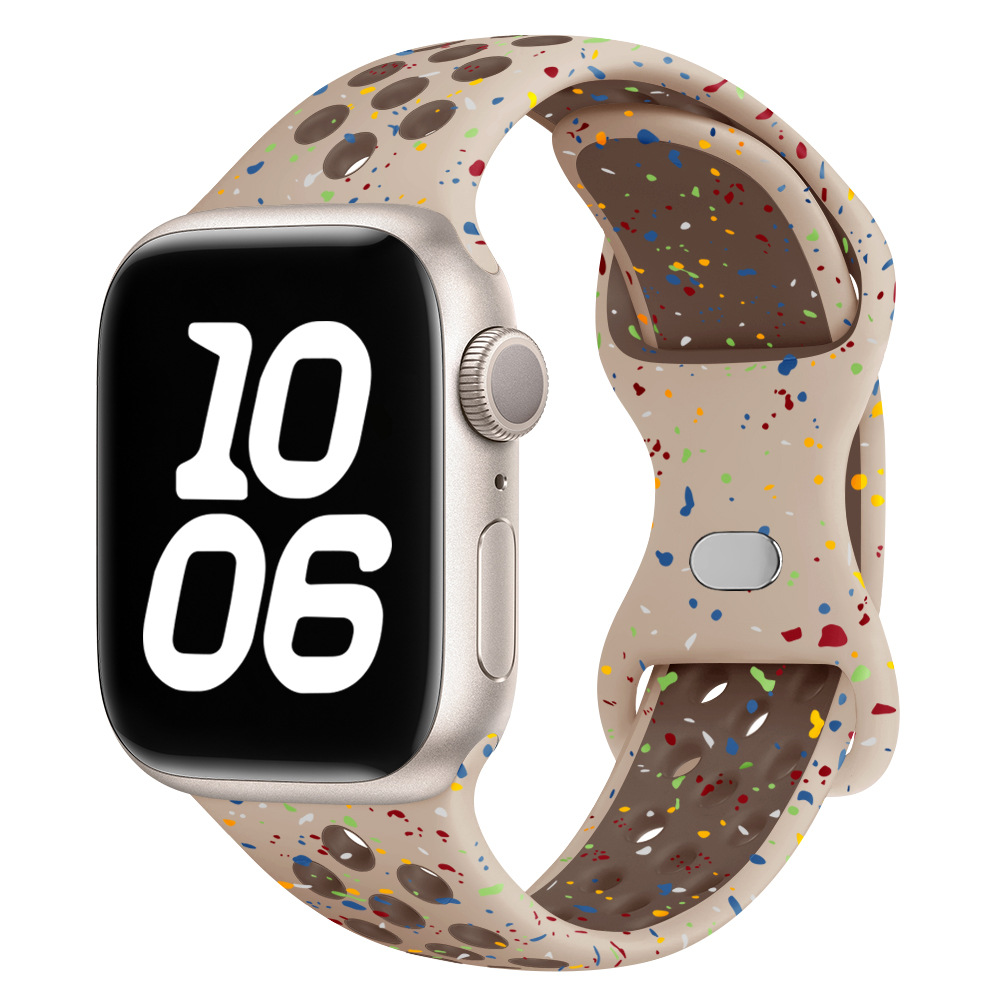 Aplicable Apple Watch98 Ultra2 Butterfly Buckle Nike Silicone New