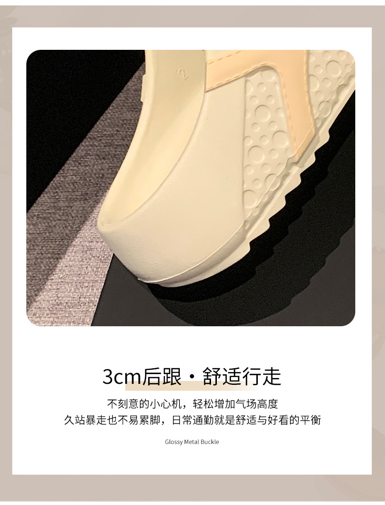 Dép sandal nữ xỏ ngón đế bệt lỗ thoáng khí, quai mềm dễ chịu — EN36 Hạnh chi tiết 13