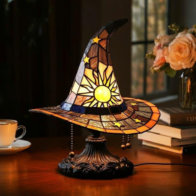 現物国境を越えた独立駅の新型Witch Hat Lamps創意家庭ゴシック式夜灯プレゼント女|undefined