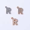 Metal accessory, pendant from pearl, chain with letters, English letters, factory direct supply