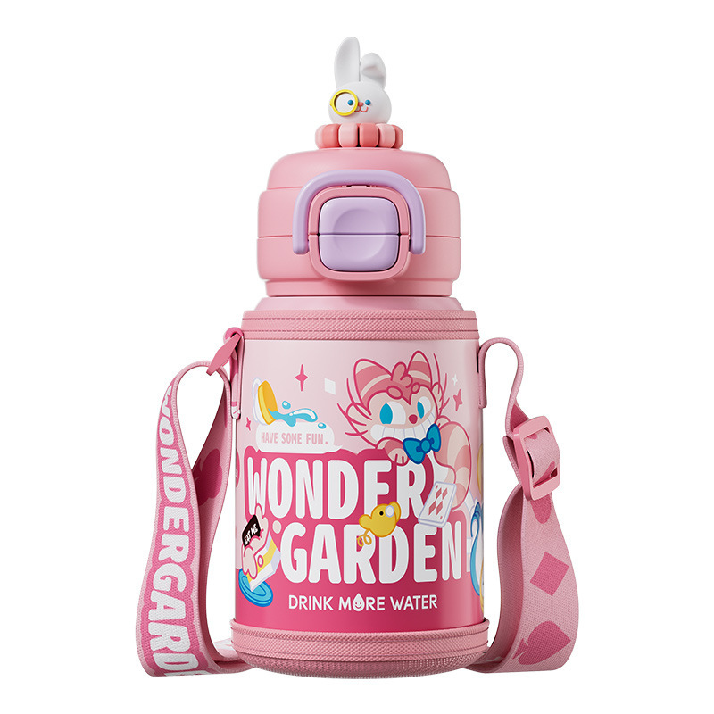 JEKO保温カップ子供ダブルドリンクカップ316ステンレス食品級学生男女アニメ人形水筒コップ|undefined