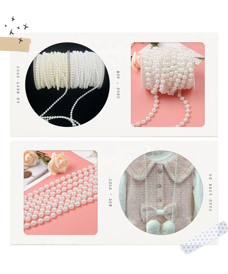 Plastic bracelet pearl
