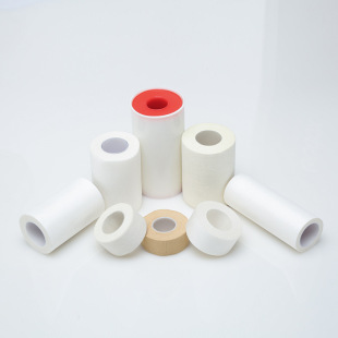 medical White Cotton Cloth Tape Rubber Paste Skin Color Tape Zinc Oxide Pressure Sensitive Tape 10cm*5m