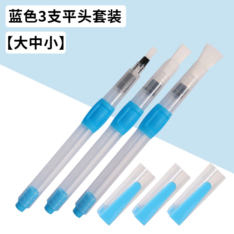 Fábrica al por mayor pluma de agua del grifo pintura sólida acuarela pintura pincel de escritura pluma de almacenamiento de agua de gran capacidad cepillo de plomo de color soluble en agua