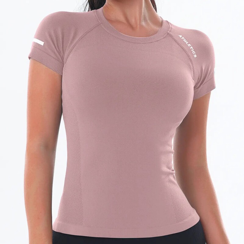 Internet Popular Quick-drying T-shirt Women's Tight Fitness Top Summer Running Sports Short-sleeved Internet Popular Yoga Clothing Summer Thin