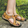 Sports bag, leather sandals for leisure, beach footwear, suitable for import, plus size