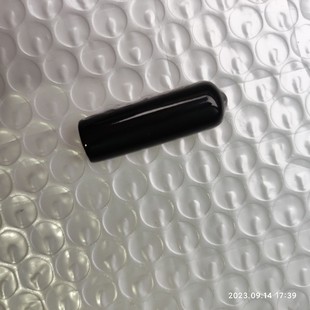 PVC protective rubber sleeve pointed applicable epoxy cap Black Aperture 9mm long 3cm nail head protective plastic cap in stock