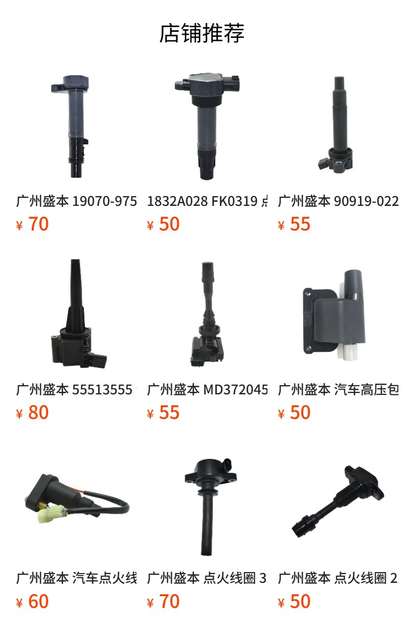 Guangzhou Shengben TC-18A 30520PT3A02 Automotive Ignition Coil In Stock