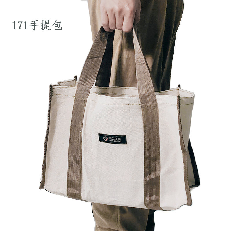 스퀘어 배럴 툴킷 두꺼운 캠핑 백 방수 보관 가방 옥스포드 헝겊 핸드백 다기능 가방