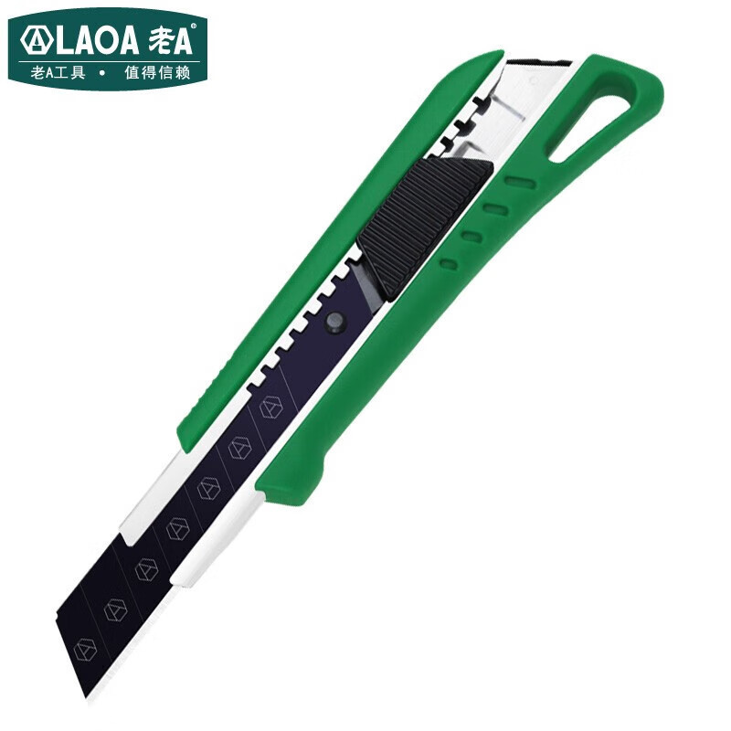 老A（LAOA）3片式大号耐用18mm美工刀 LA119300