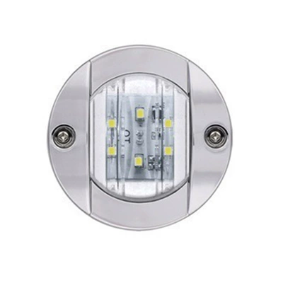 6LED round truck side light: Other lights - white-shell-yellow-light-12-24v