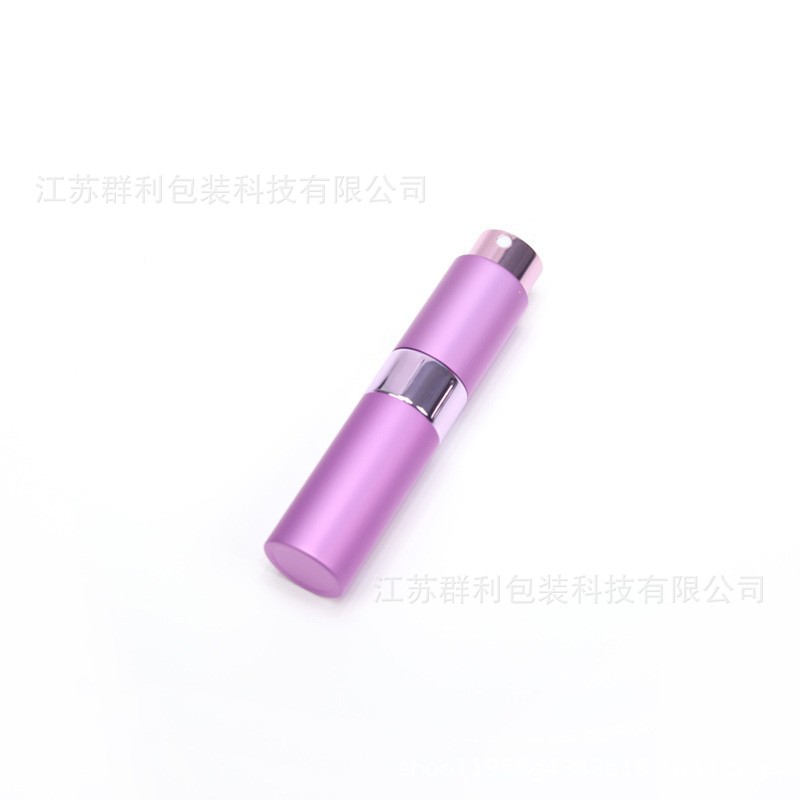 En stock suministro 8ml botella giratoria de tres secciones Esencia de perfume japonés aceite esencial mantenimiento líquido sub-botella bolsa de cosméticos