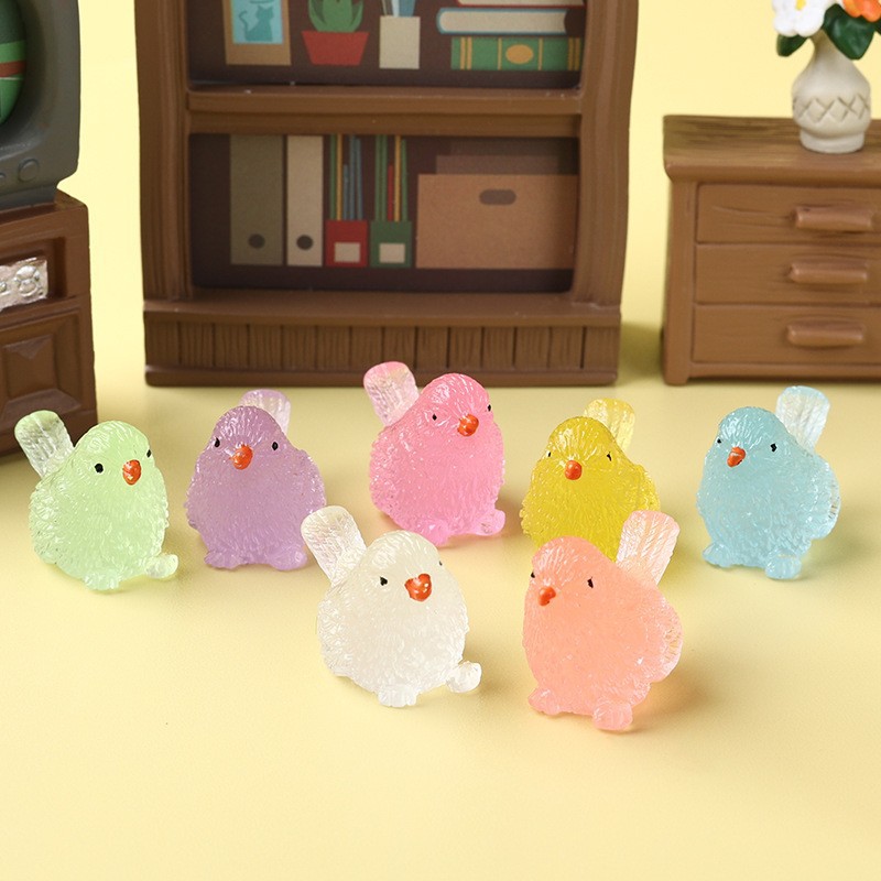 머리를 올리고 꼬리새, 야광혼합