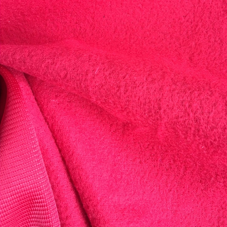 厂家在线32针金光绒 针织经编拉毛布运动服装布料