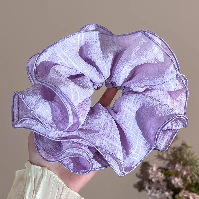 Encaje retro francés, diadema de intestino grueso, mujer 2025, nuevo estilo, cuerda para el cabello, banda de goma, lazo, dulce cuerda para el cabello, accesorios para el cabello