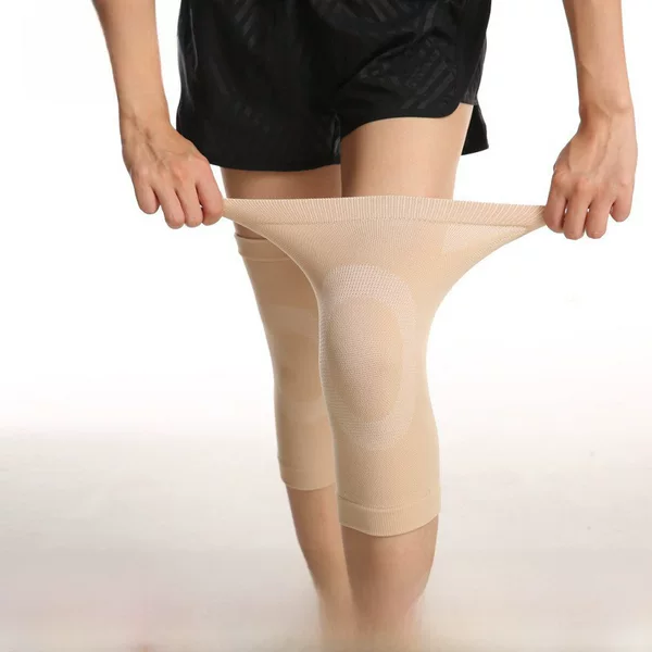 Sports Knee Pads for Women in Autumn and Winter, Running and Fitness, Comfortable, Seamless, Skin-Colored, Widened Edge, Non-Slip, Ultra-Thin Protective Gear for Men
