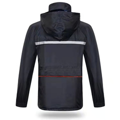 Red Bean HD9003 Adult Separate Raincoat Double-layer Unisex Outdoor Cycling Work Protective Raincoat and Pants Wholesale