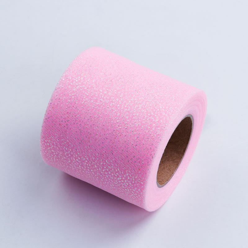 5 yardas/paquete colorido gradiente plata puntos tul cinta DIY muñeca hilo accesorios de pelo arco zapatos flor cinta