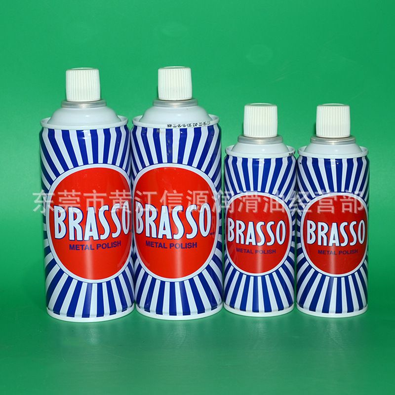 BRASSO巴素擦铜水 BR抛光水巴素擦铜油 除铜锈金属擦亮剂400ML