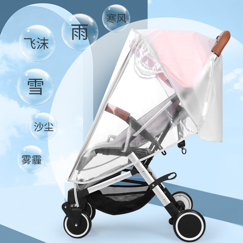 Carro de bebé parabrisas cochecito parabrisas universal cubierta de lluvia Carro de bebé coche para niños Invierno escudo térmico