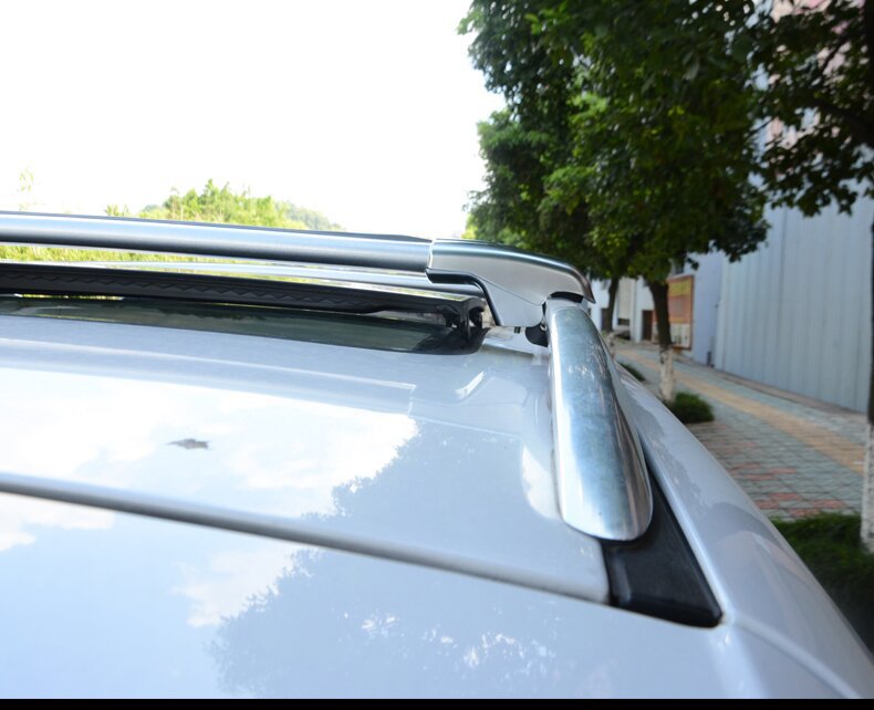 Factory Direct Sales Gm Split Luggage Rack Aluminum Alloy Travel Crossbar Roof Rack Load-Bearing Strong Crossbar Rack