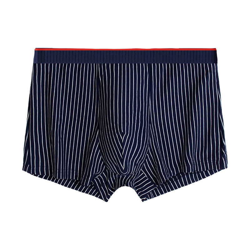 Pantalones íntimas de grafeno transpirables bajo cómodas rayas de ángulo plano pantalones cortos de cuatro ángulos adolescentes fuente fábrica al por mayor