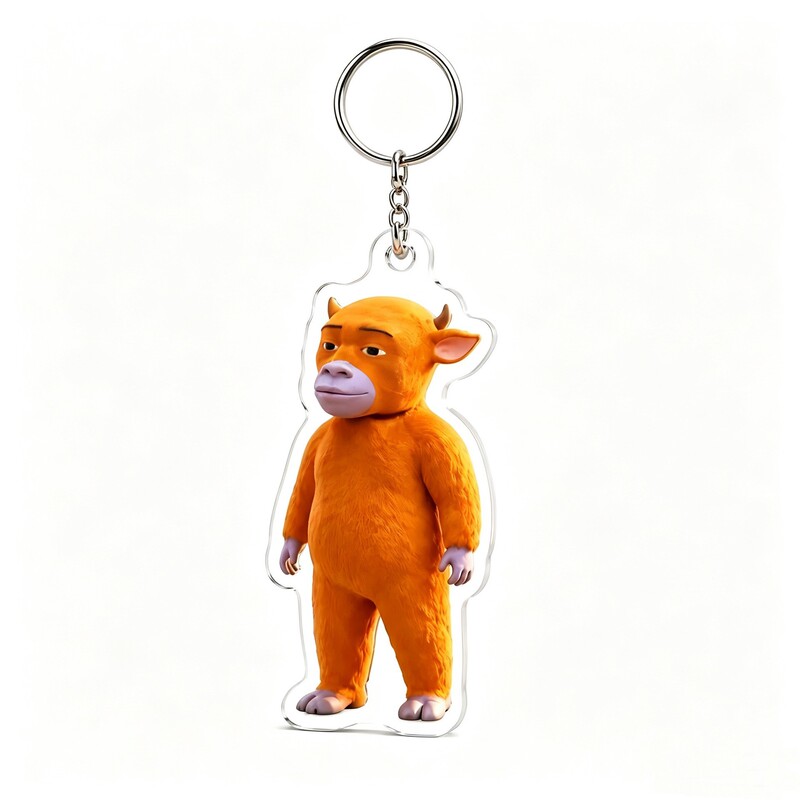 Niu Lai Niu Ma Little Leopard Acrylic Keychain Pendant, Internet-famous Cartoon Cute Backpack Decoration, Couple's Gift Ornament Niu Lai Niu Ma Little Leopard Acrylic Keychain Pendant, Internet-famous Cartoon Cute Backpack Decoration, Couple's Gift Ornament