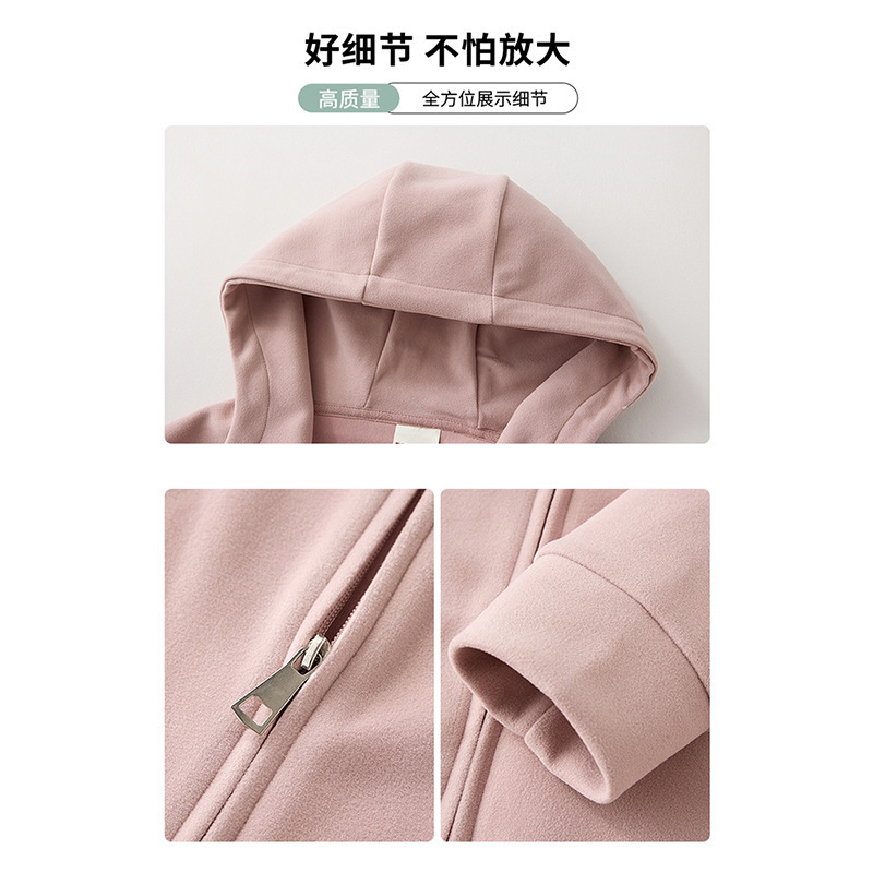 2025秋季新款女装加厚卫衣外套女韩系宽松休闲开衫长袖上衣A6893|undefined