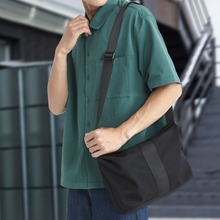 宝加西男士斜挎包时尚爆款包包通勤男款单肩背包横款男式休闲包