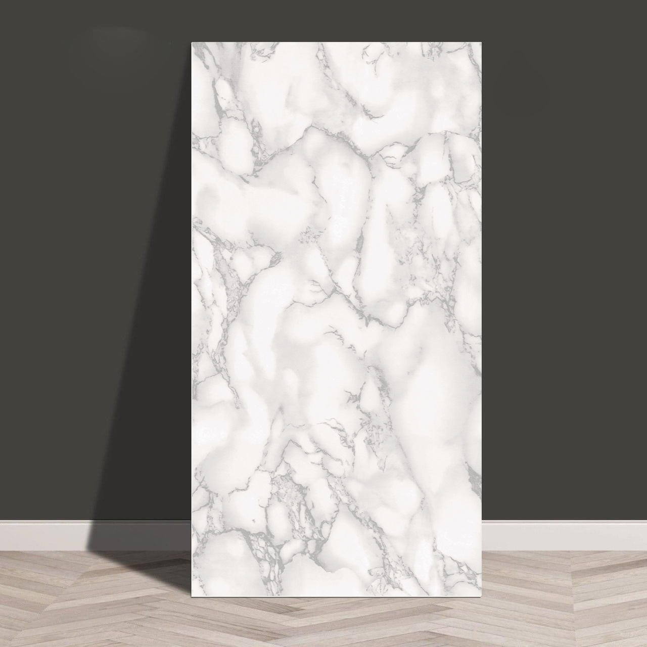 Papel pintado a prueba de humedad autoadhesivo impermeable a prueba de agua a prueba de aceite placa de aluminio y plástico decoración de pared imitación de azulejos de mármol pegatinas cocina y baño