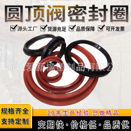 Rubber electromagnetic valve