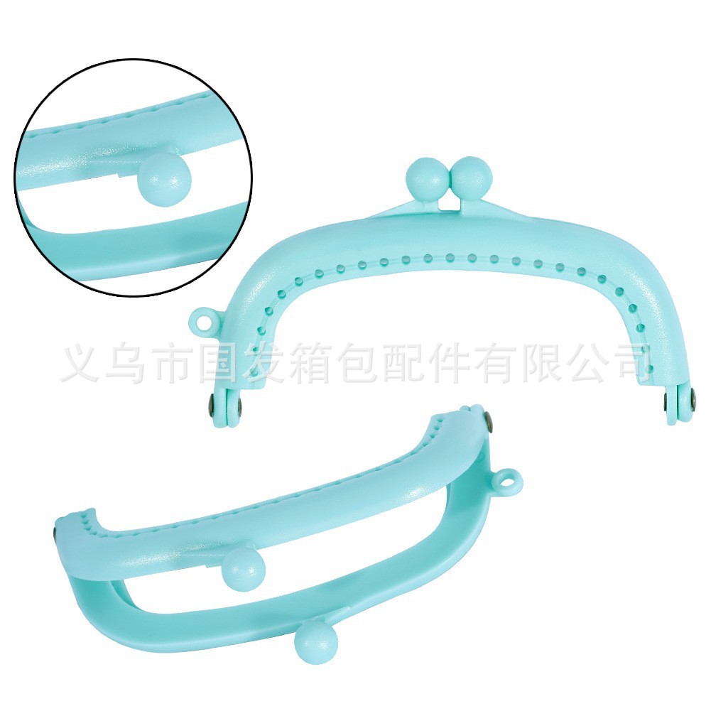 Gran promoción de una sola oreja 8.5CM boca de plástico arco oro 85MM boca de resina de color caramelo arco oro color macaron