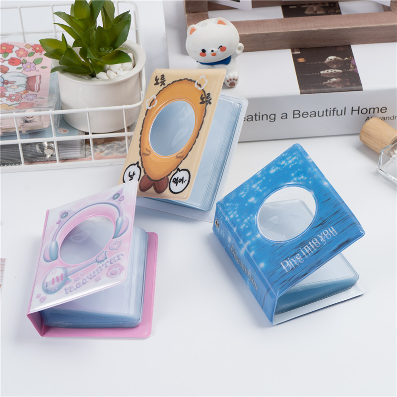 120g Weight Photo Album Stationery Type 1 Piece Quantity Daily Occasion 3-inch Photo Album  Mini Storage Book Mini Mini Card Favorites Insert Postcard Commemorative