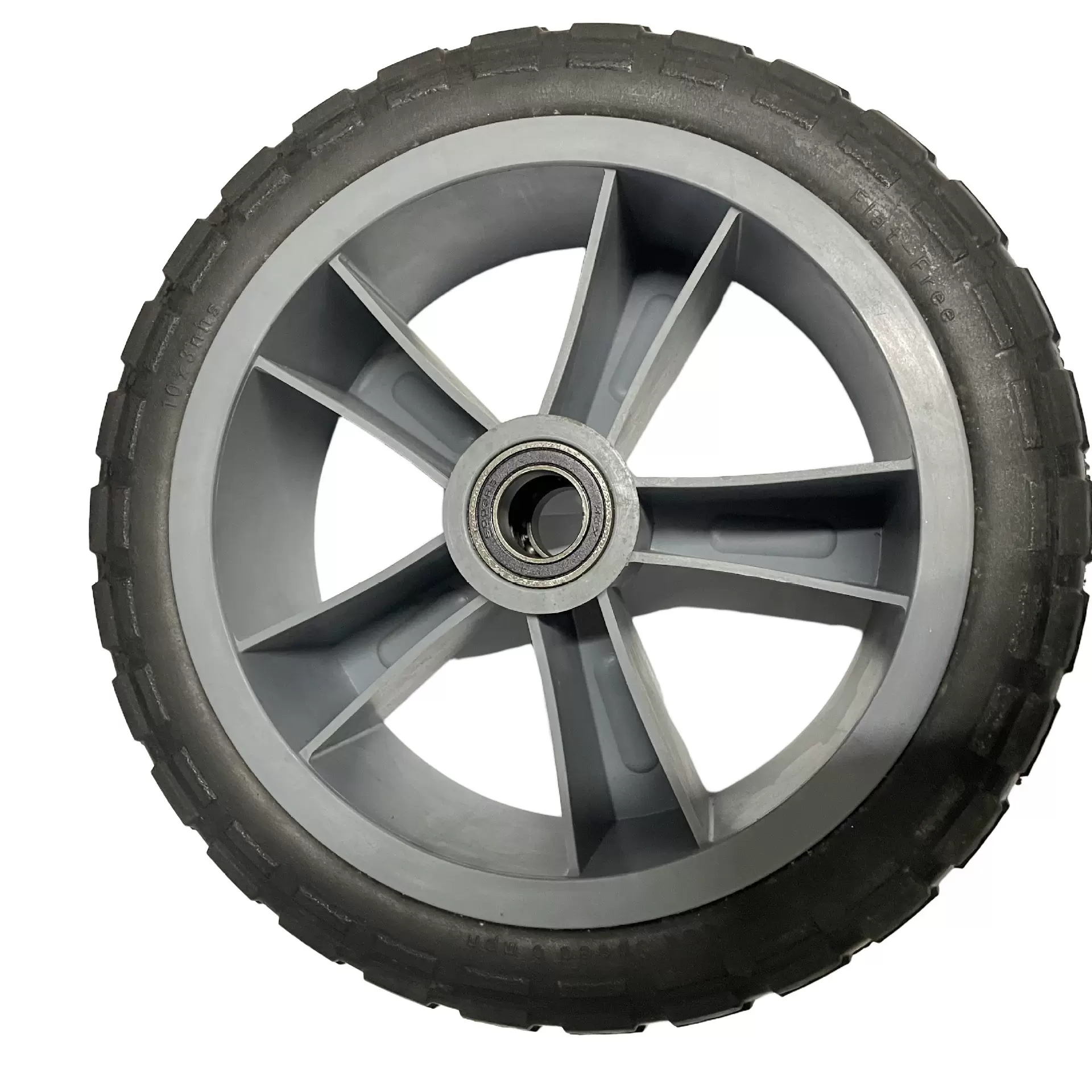 厂家供应游艇拖车轮胎皮划艇拖车轴承轮胎10寸实心轮 300-4 轮胎