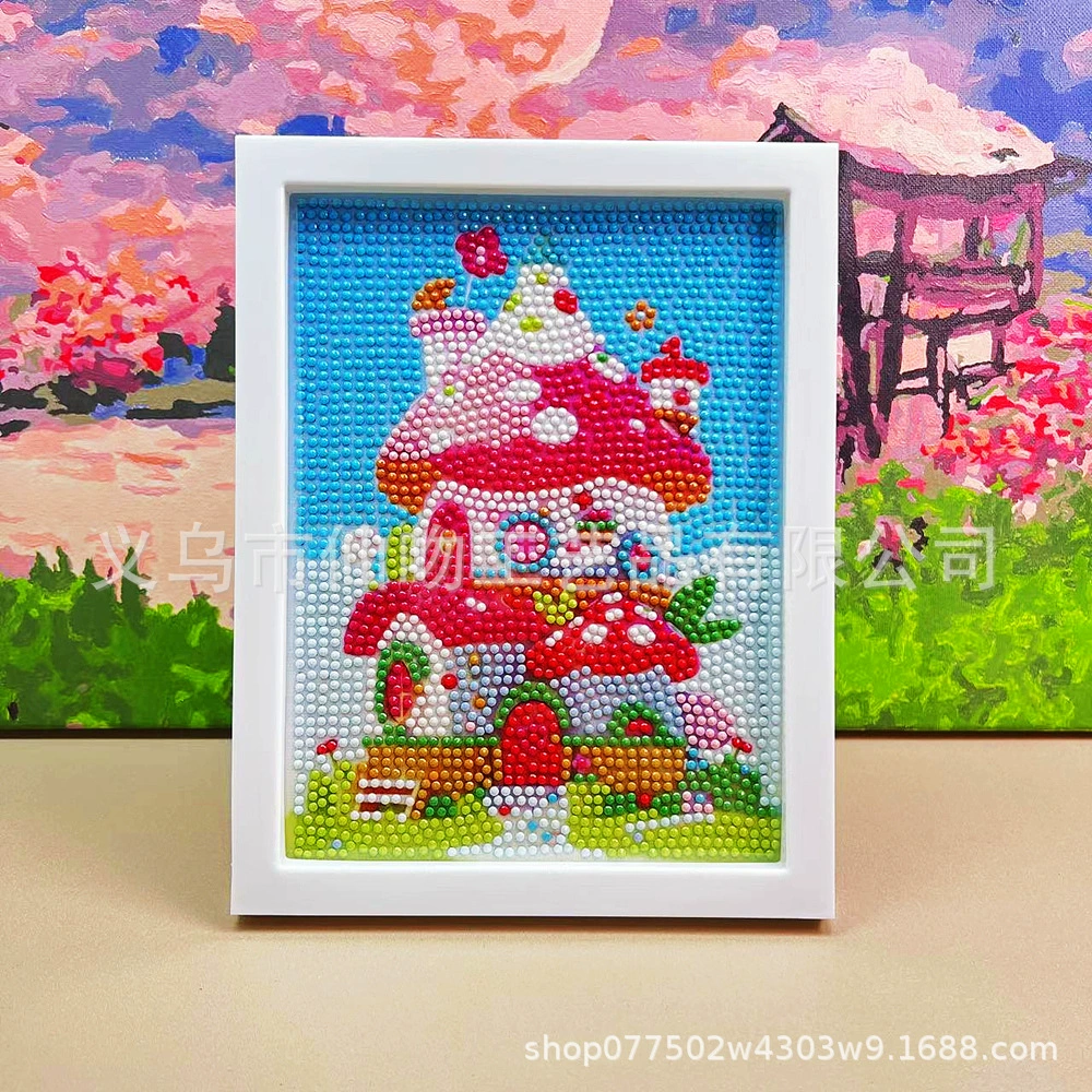 Набор для алмазной живописи Sanrio Kuromi, 17×22 см пластиковая рамка, набор для творчества DIY для детей