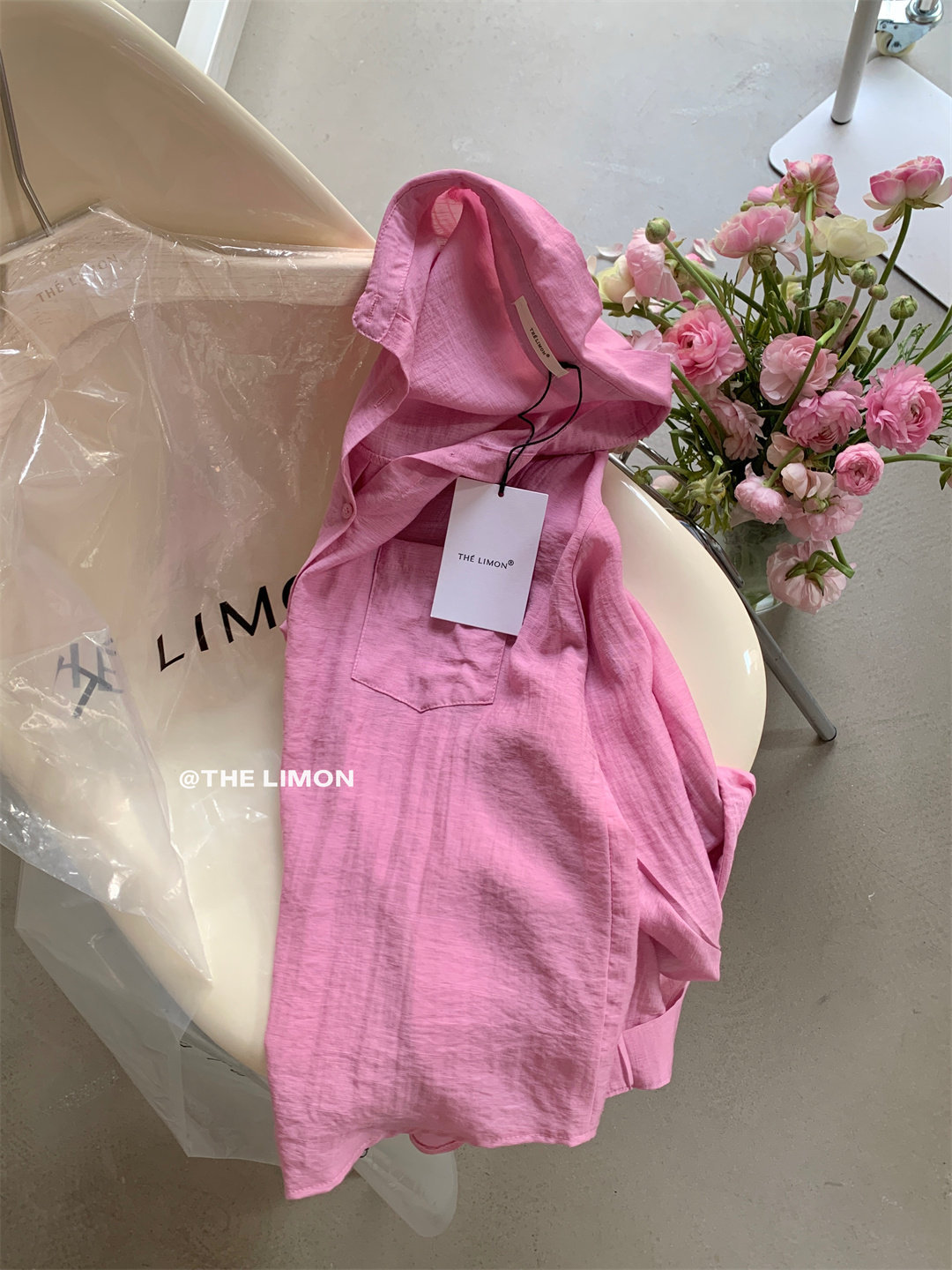 Áo sơ mi chống nắng nữ tay dài cổ bẻ dáng rộng chất liệu mỏng nhẹ — Vàng nhạt, xanh nhạt, Xanh Hàn, Xanh lá cây nhạtcolor chi tiết 29
