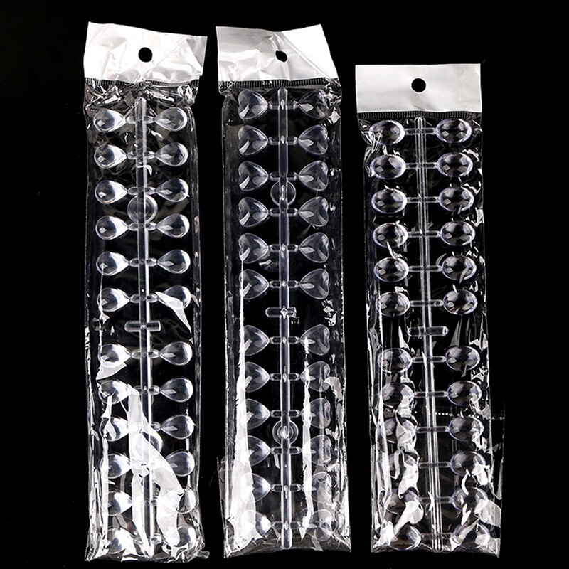 Manicure Beanie Color Card Nail Polish Glue Color Display Color Plate Practice Nail Piece Oval Drop-shaped Heart-shaped